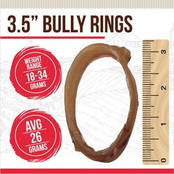 Best Dog Chews Bully Rings Dog Treats, 6 count slide 2 of 9