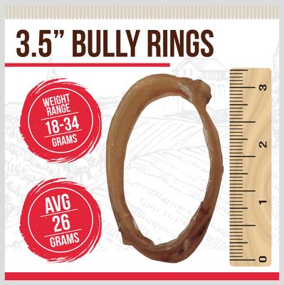 Show full view: Best Dog Chews Bully Rings Dog Treats, 6 count slide 3 of 10
