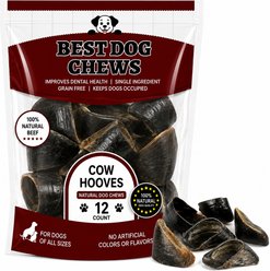 Best Dog Chews Cow Hooves Beef Flavored Dog Chews, 12 count