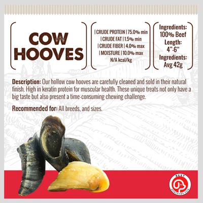 Show full view: Best Dog Chews Cow Hooves Beef Flavored Dog Chews, 12 count slide 4 of 7