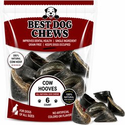 Best Dog Chews Cow Hooves Beef Flavored Dog Chews, 6 count