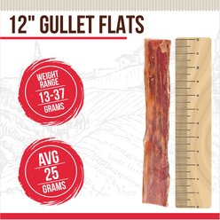 Best Dog Chews Gullet Flats Beef Flavored 12-in Dog Chews, 6 count slide 2 of 6