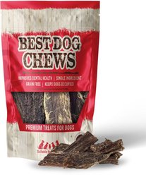 Best Dog Chews Gullet Flats Beef Flavored 4 to 5-in Dog Chews, 14-oz pouch