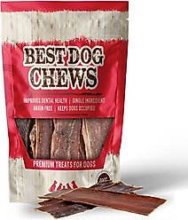 Best Dog Chews Gullet Flats Beef Flavored 6-in Dog Chews, 12 count