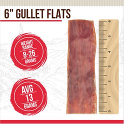 Best Dog Chews Gullet Flats Beef Flavored 6-in Dog Chews, 12 count slide 2 of 6