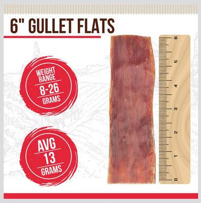 Show full view: Best Dog Chews Gullet Flats Beef Flavored 6-in Dog Chews, 12 count slide 3 of 7