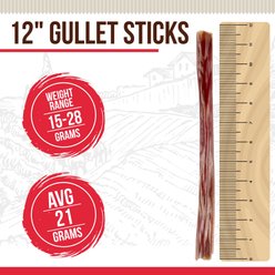Best Dog Chews Gullet Sticks Beef Flavored 12-in Dog Chews, 6 count slide 2 of 6