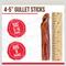 Show in main carousel: Best Dog Chews Gullet Sticks Beef Flavored 4 to 5-in Dog Chews, 16-oz pouch slide 3 of 7