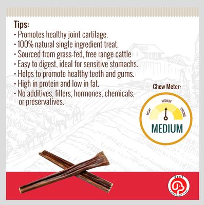 Show full view: Best Dog Chews Gullet Sticks Beef Flavored 4 to 5-in Dog Chews, 16-oz pouch slide 5 of 7