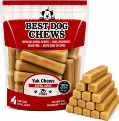 Best Dog Chews Himalayan Yak Chews Extra Large Dog Chew Treats, 25 count