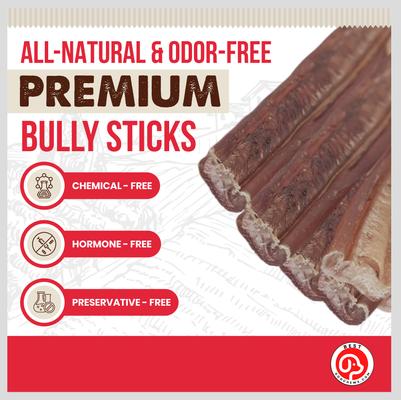 Show full view: Best Dog Chews Jumbo 12-in Bully Sticks Dog Treats, 3 count slide 4 of 11