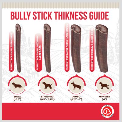 Show full view: Best Dog Chews Monster 6-in Bully Sticks Dog Treats, 3 count slide 5 of 10