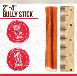 Best Dog Chews Odd-Shaped 4 to 5-in Bully Sticks Dog Treats, 12 count slide 2 of 9