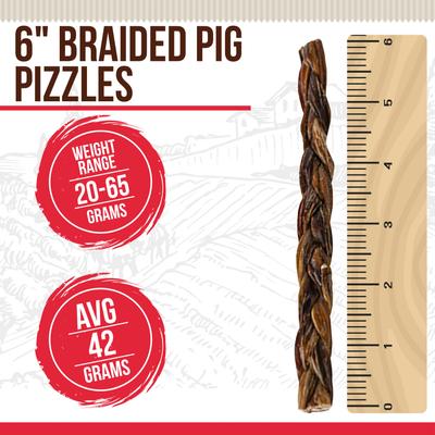 Show full view: Best Dog Chews Pig Pizzle Pork Flavored Dog Chews, 6 count slide 3 of 7