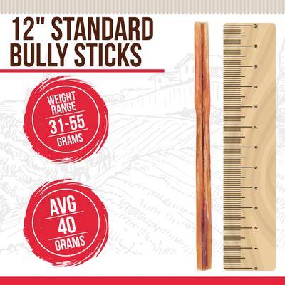 Show full view: Best Dog Chews Standard 12-in Bully Sticks Dog Treats, 12 count slide 3 of 10