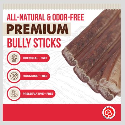 Show full view: Best Dog Chews Standard 12-in Bully Sticks Dog Treats, 12 count slide 4 of 10