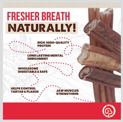 Show full view: Best Dog Chews Standard 6-in Bully Sticks Dog Treats, 25 count slide 8 of 11