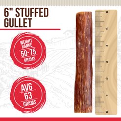 Best Dog Chews Stuffed Gullet Beef Flavored 6-in Dog Chews, 6 count slide 2 of 6