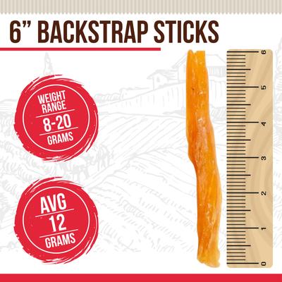 Show full view: Best Dog Chews Treats Backstrap Sticks 6-in Dog Treats, 12 count slide 3 of 7