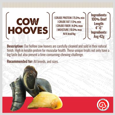 Show full view: Best Dog Chews Treats Cow Hooves Dog Treats, 6 count slide 4 of 8