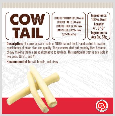 Show full view: Best Dog Chews Treats Cow Tails Dog Treats, 6 count slide 4 of 8