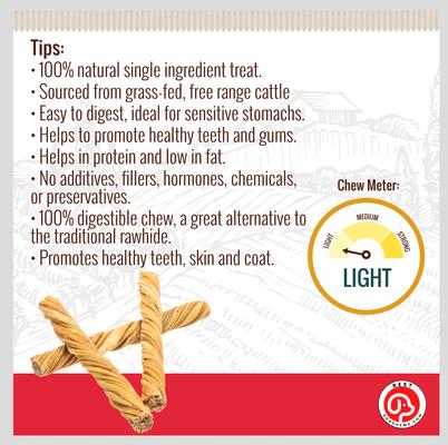 Show full view: Best Dog Chews Tripe Twist Beef Flavored 5-in Dog Chews, 12 count slide 5 of 7