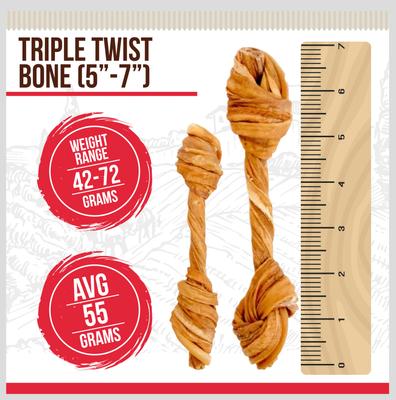 Show full view: Best Dog Chews Tripe Twist Beef Flavored Dog Bones, 12 count slide 3 of 7