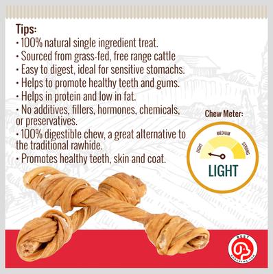 Show full view: Best Dog Chews Tripe Twist Beef Flavored Dog Bones, 12 count slide 5 of 7
