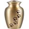 Show in main carousel: Best Friend Services Ottillie Paws Slate Vertical Print Dog & Cat Urn, Brass with Ebony Paws, X-Large slide 1 of 8
