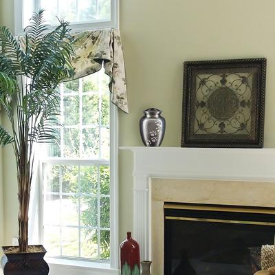 Show full view: Best Friend Services Ottillie Paws Slate Vertical Print Dog & Cat Urn, Slate with Pewter Paws, Large slide 4 of 8