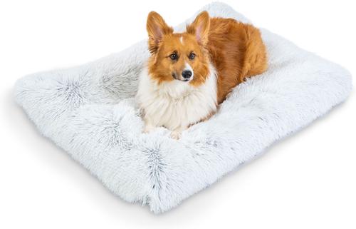 Show full view: Best Friends by Sheri 4-in-1 Orthopedic Nap Mat Shag Dog Mat with Removable Cover, Frost, Medium slide 6 of 8