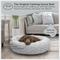 Show in main carousel: Best Friends by Sheri Calming Lux Fur Donut Cuddler Bolster Cat & Dog Bed, Gray, Large slide 5 of 10