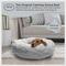 Show in main carousel: Best Friends by Sheri Calming Lux Fur Donut Cuddler Bolster Cat & Dog Bed, Grey, Small slide 5 of 10