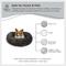 Show in main carousel: Best Friends by Sheri Calming Lux Fur Donut Cuddler Bolster Cat & Dog Bed, Mink, Medium slide 8 of 11