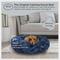 Show in main carousel: Best Friends by Sheri Calming Lux Fur Donut Cuddler Bolster Cat & Dog Bed, Navy, Small slide 5 of 10