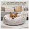 Show in main carousel: Best Friends by Sheri Calming Lux Fur Donut Cuddler Bolster Cat & Dog Bed, Oyster, Medium slide 6 of 11