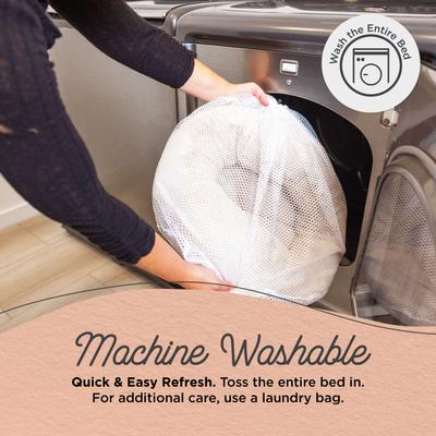 Show full view: Best Friends by Sheri Cozy Cuddler Covered Cat & Dog Bed, Dark Chocolate, Standard slide 4 of 8