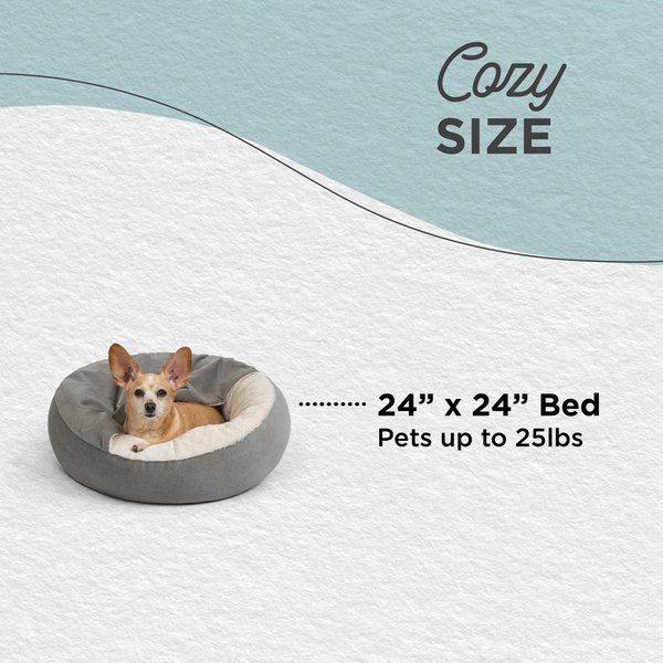 Best Friends by Sheri Cozy Cuddler Covered Cat & Dog Bed