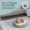 Show in main carousel: Best Friends by Sheri Cozy Cuddler Covered Cat & Dog Bed, Grey, Standard slide 2 of 8