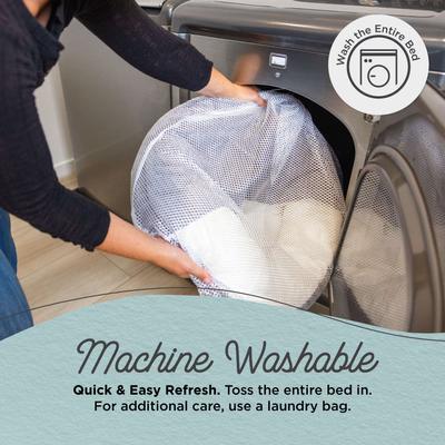 Show full view: Best Friends by Sheri Cozy Cuddler Covered Cat & Dog Bed, Grey, Standard slide 4 of 8