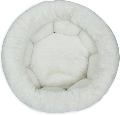 Show full view: Best Friends by Sheri Cuddle Cup Cuddler Bolster Cat & Dog Bed, Grey, Jumbo slide 3 of 7