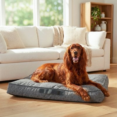 Best Friends by Sheri Best Friends by Sheri Dura-Tuff Orthopedic Indoor & Outdoor Dog Bed, Gray, 36 x 27-in