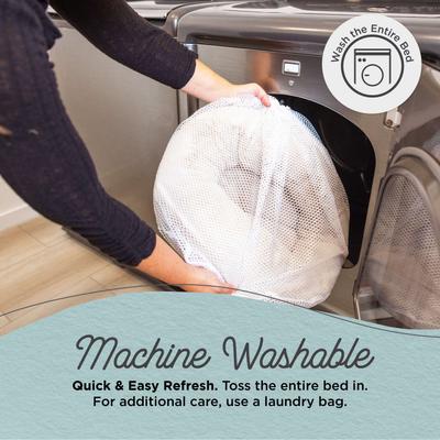 Show full view: Best Friends by Sheri Patterned Faux Fur Calming Orthopedic Bolster Dog Bed, Small slide 5 of 9