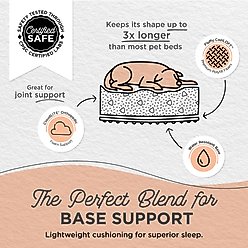 Best Friends by Sheri SnuggleSoft Faux Rabbit Fur Orthopedic Bolster Cat & Dog Bed, Brown, Medium slide 2 of 7