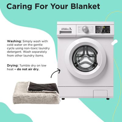 Show full view: Best Friends by Sheri SnuggleSoft Reversible Calming Faux Fur Orthopedic Cat & Dog Blanket, Brown slide 6 of 8