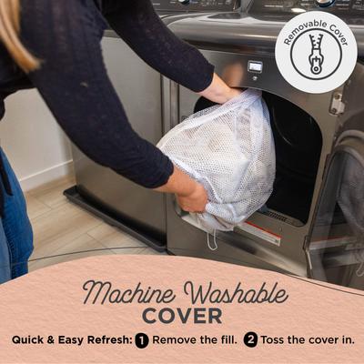 Show full view: Best Friends by Sheri Soothe & Snooze Lounge Lux Memory Foam Rectangular Orthopedic Bolster Dog Bed, Oyster, Medium slide 5 of 9