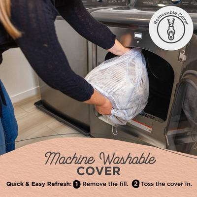 Show full view: Best Friends by Sheri Soothe & Snooze Lounge Shag Rectangular Orthopedic Bolster Dog Bed, Taupe, Medium slide 5 of 9