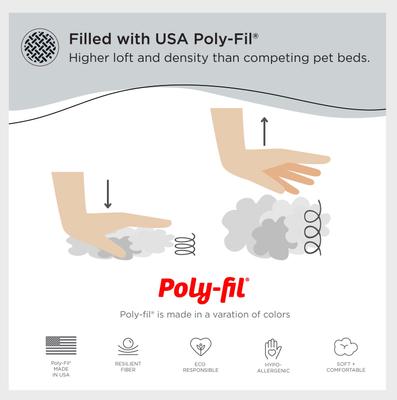 Show full view: Best Friends by Sheri The Original Calming Shag Fur Donut Cuddler Cat & Dog Bed, Baby Blue, X-Large slide 4 of 12