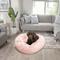 Show in main carousel: Best Friends by Sheri The Original Calming Shag Fur Donut Cuddler Cat & Dog Bed, Cotton Candy, Large slide 1 of 11