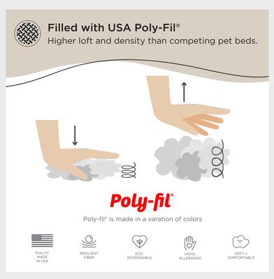 Show full view: Best Friends by Sheri The Original Calming Shag Fur Donut Cuddler Cat & Dog Bed, Cotton Candy, Large slide 3 of 11